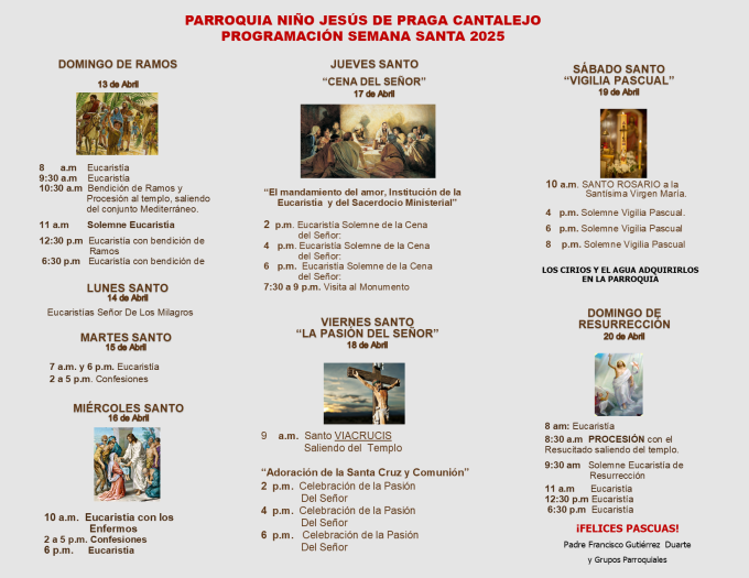 Programa Semana Santa